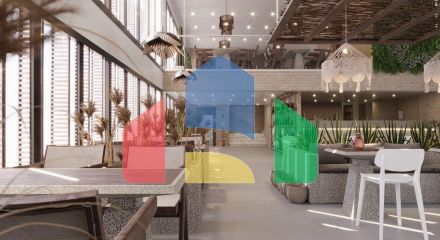 Студия Penthouse 80 м2 с большой террасой 33 м2 в красивом комплексе в Каршияке Студия Penthouse 80 м2 с большой террасой 33 м2 в красивом комплексе в Каршияке