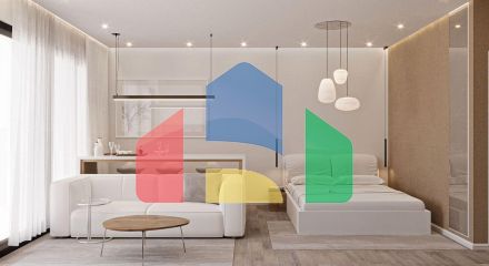 Студия Penthouse 80 м2 с большой террасой 33 м2 в красивом комплексе в Каршияке Студия Penthouse 80 м2 с большой террасой 33 м2 в красивом комплексе в Каршияке