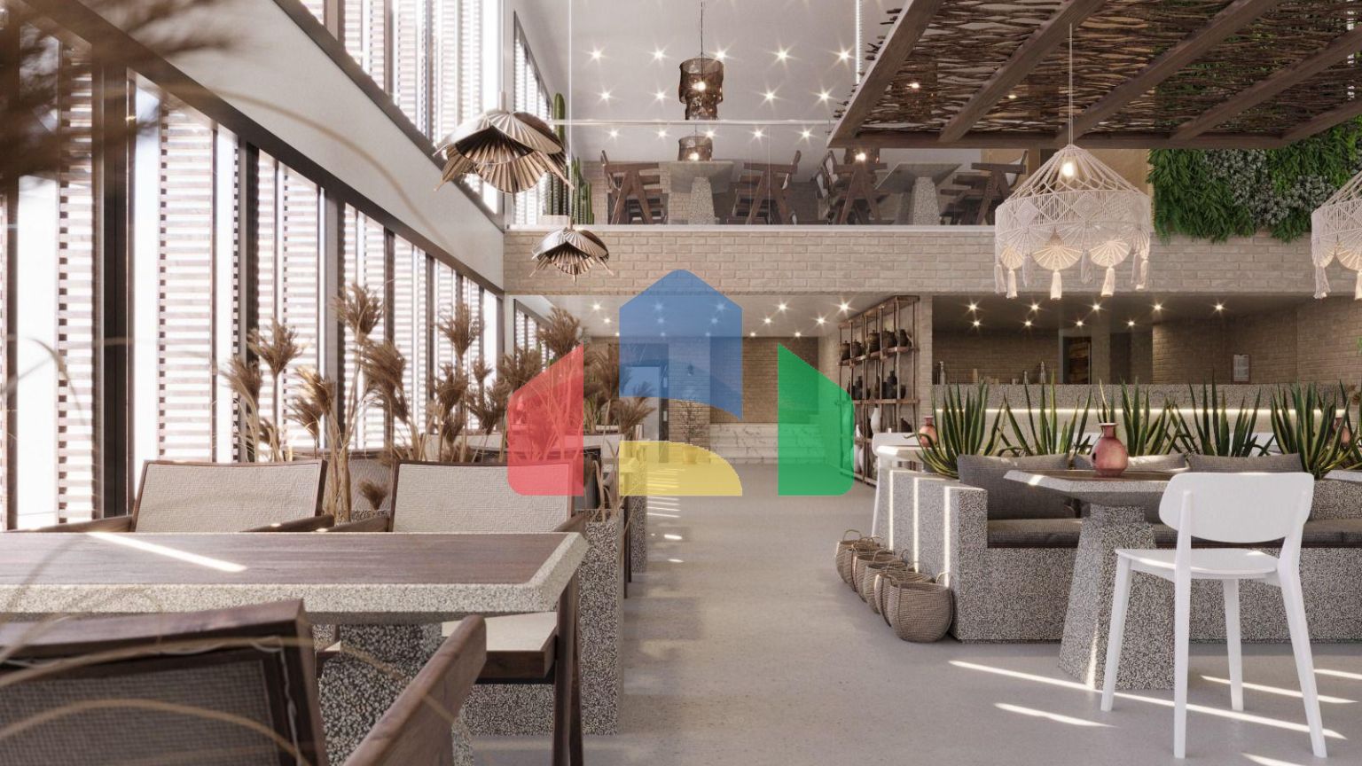 Квартира 1+1 Loft 74 м2 с палисадником в красивом комплексе в Каршияке