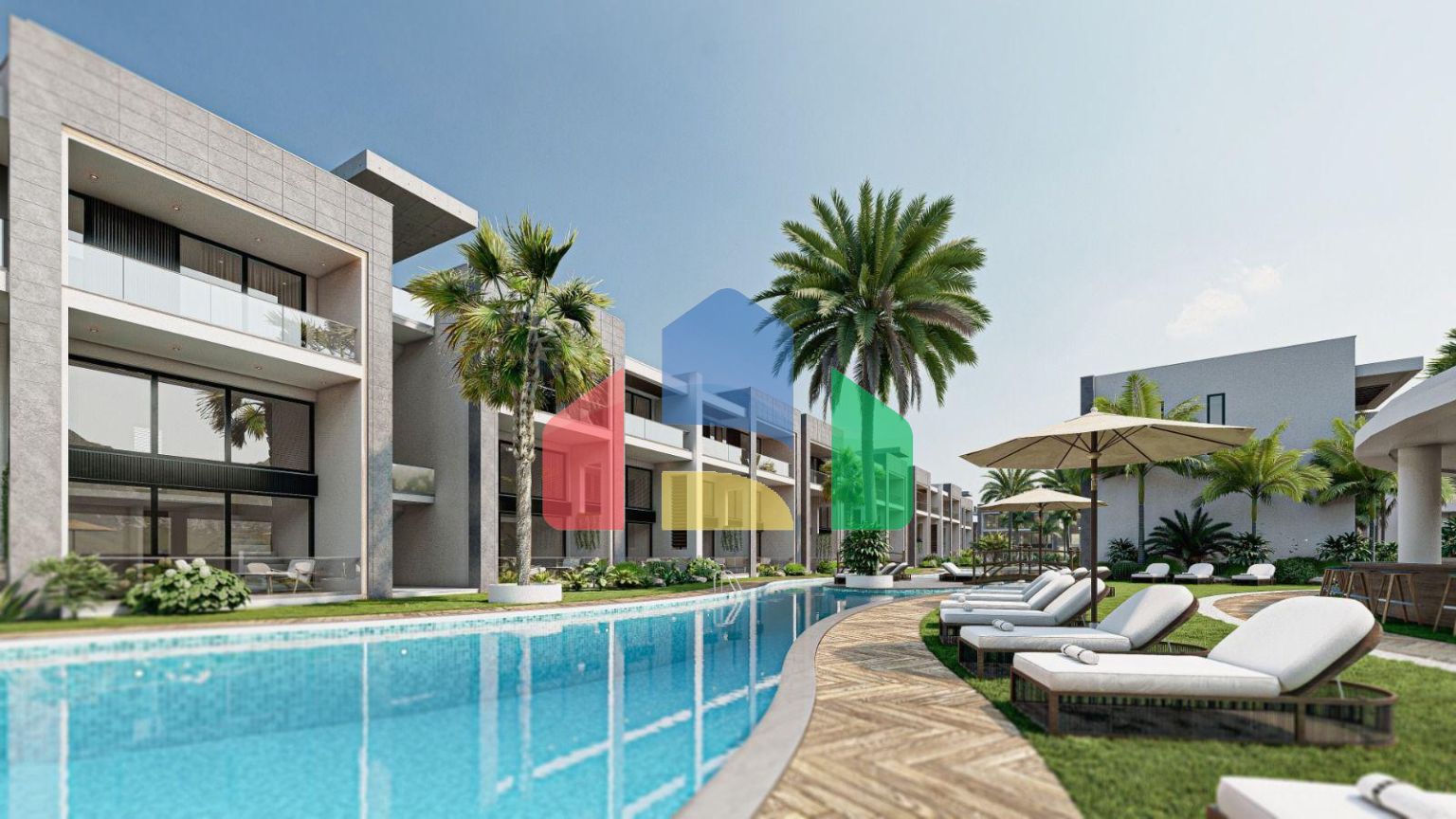 Квартира 2+1 Penthouse 160 м2 с верхней террасой 65 м2  в красивом комплексе в Каршияке