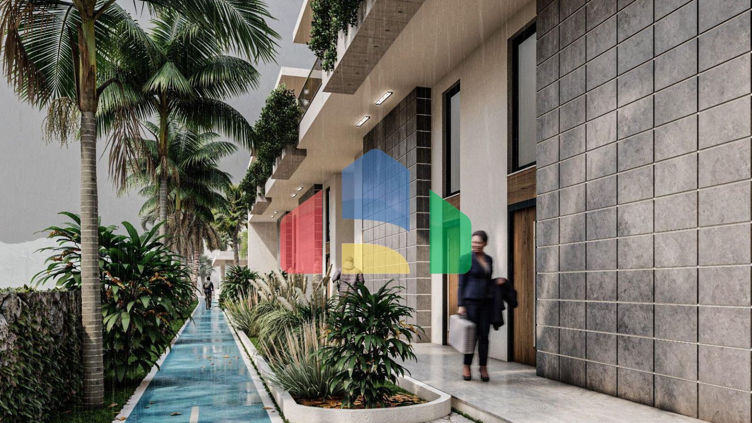 Квартира 2+1 Penthouse 160 м2 с верхней террасой 65 м2  в красивом комплексе в Каршияке