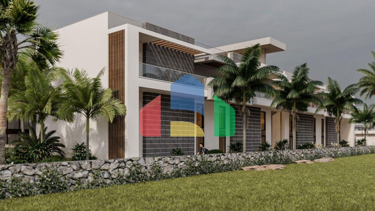 Квартира 3+1 Penthouse 231м2 с верхней террасой 90 м2  в красивом комплексе в Каршияке