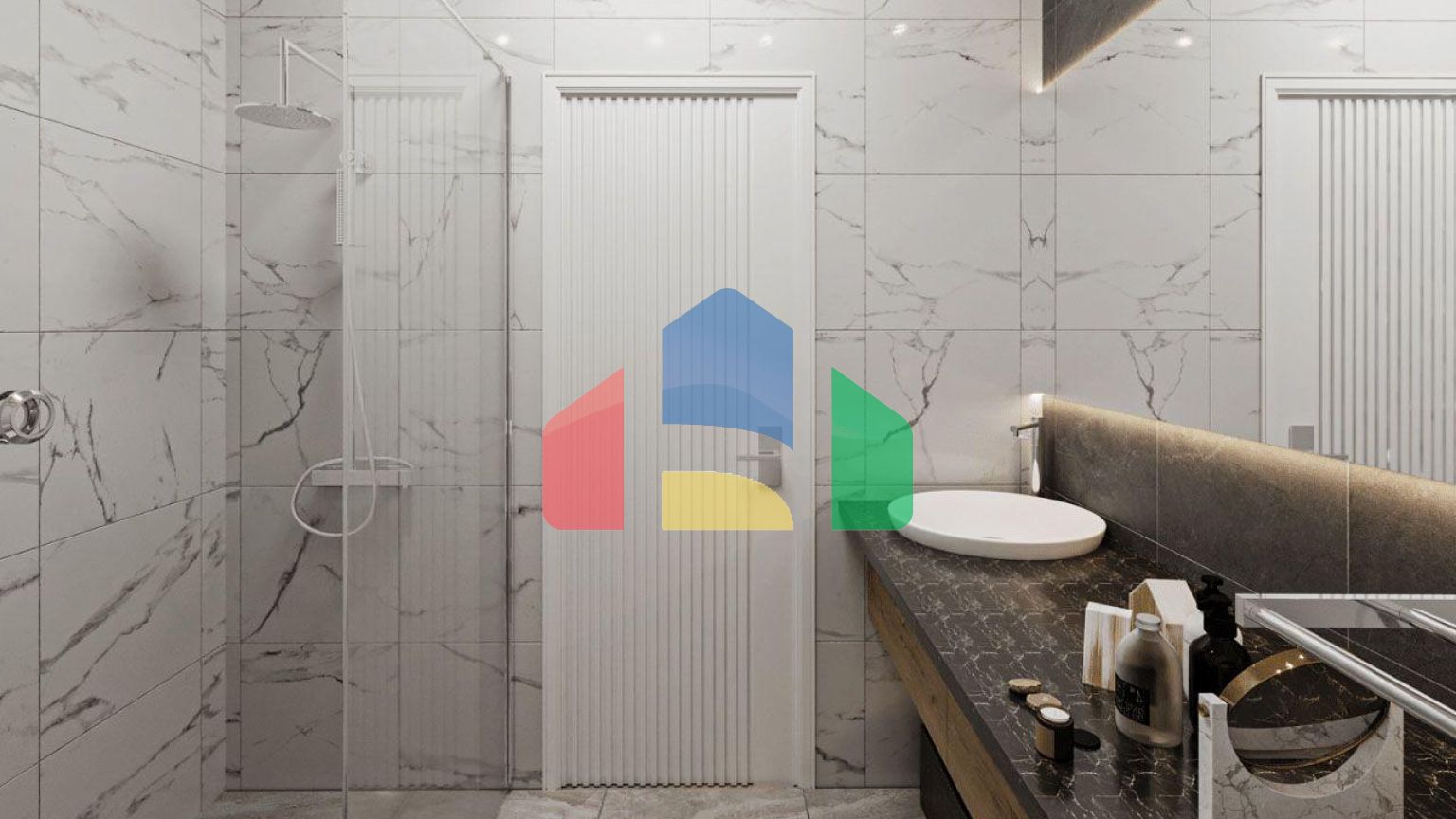 Квартира 3+1 Penthouse 231м2 с верхней террасой 90 м2  в красивом комплексе в Каршияке