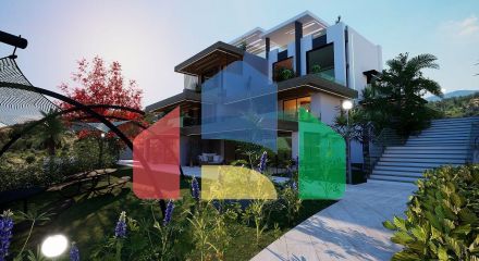 Apartment 1 + 1 (45 m2) with a terrace (15 m2) in a beautiful complex in Esentepe