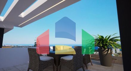 Apartment 1 + 1 (45 m2) with a terrace (15 m2) in a beautiful complex in Esentepe