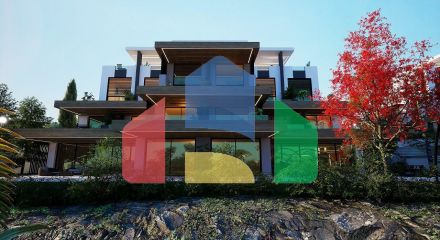 Apartment 1 + 1 (45 m2) with a terrace (15 m2) in a beautiful complex in Esentepe