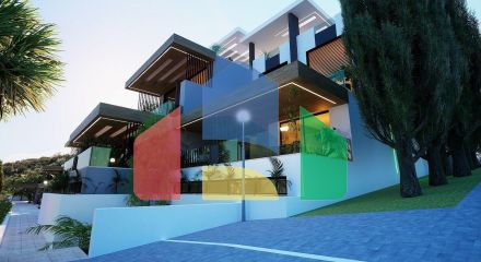 Квартира 1+1 (45 м2 ) с террасой (15 м2 ) в красивом комплексе в Эсентепе