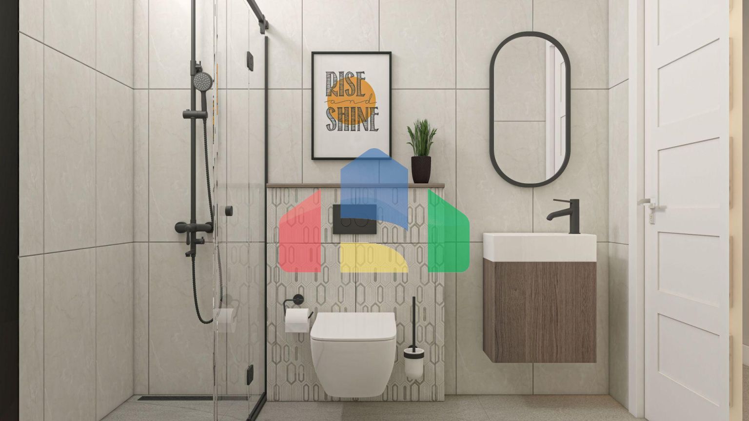 Квартира 1+1 (45 м2 ) с террасой (15 м2 ) в красивом комплексе в Эсентепе