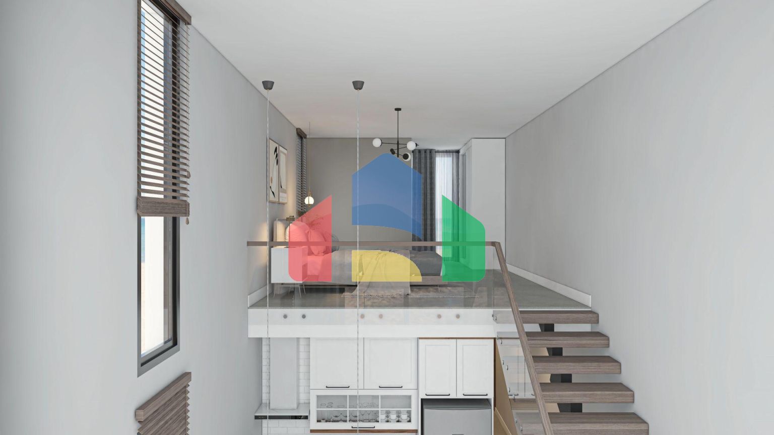 Квартира 1+1 (45 м2 ) с террасой (15 м2 ) в красивом комплексе в Эсентепе