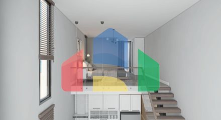 Квартира 1+1 (45 м2 ) с террасой (15 м2 ) в красивом комплексе в Эсентепе