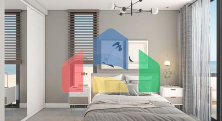 Квартира 1+1 (45 м2 ) с террасой (15 м2 ) в красивом комплексе в Эсентепе