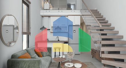 Квартира 1+1 (45 м2 ) с террасой (15 м2 ) в красивом комплексе в Эсентепе