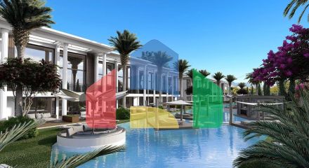 Двухкомнатная квартира с небольшим садом 35 м2 в новом и роскошном комплексе у моря Двухкомнатная квартира с небольшим садом 35 м2 в новом и роскошном комплексе у моря