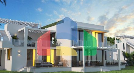 Three-room apartment 80m2 with a garden in a new luxury complex near the sea