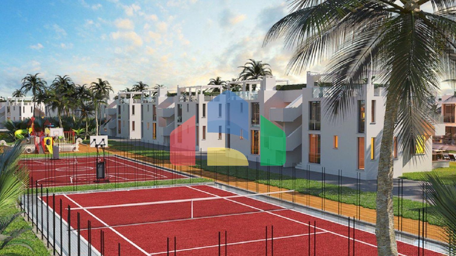 Трехкомнатная квартира 80 м2  с садом в новом роскошном комплексе рядом с морем