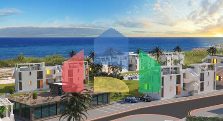 Three-room apartment Penthouse 90 m2 in a new luxury complex near the sea