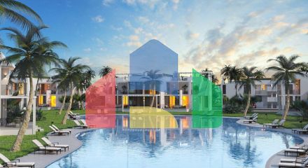 Three-room apartment Penthouse 90 m2 in a new luxury complex near the sea