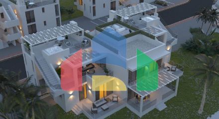 Трехкомнатная квартира Penthouse 90 м2 новом роскошном комплексе рядом с морем