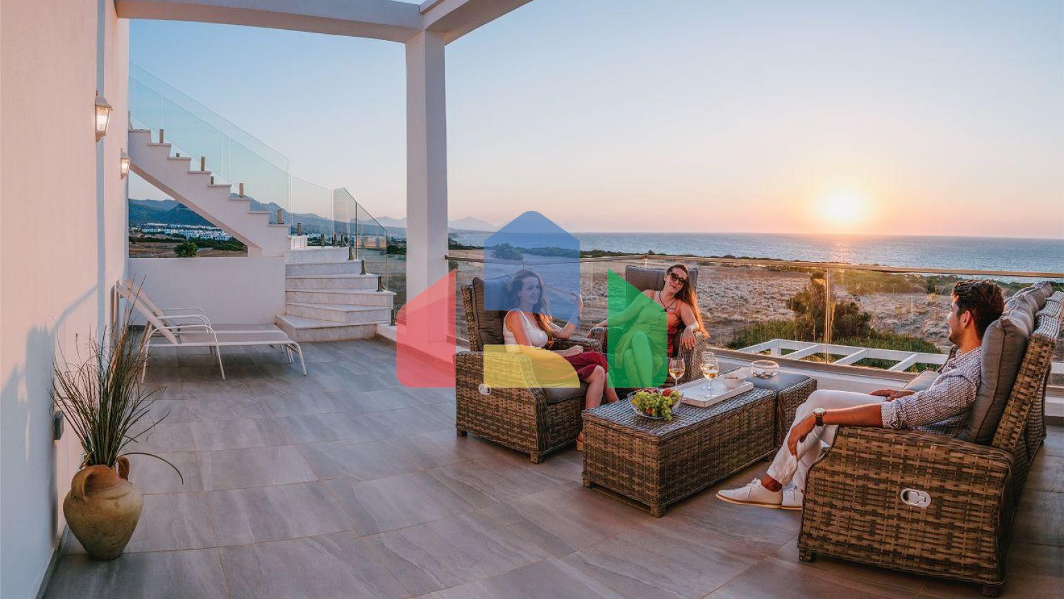 Трехкомнатная квартира Penthouse 90 м2 новом роскошном комплексе рядом с морем