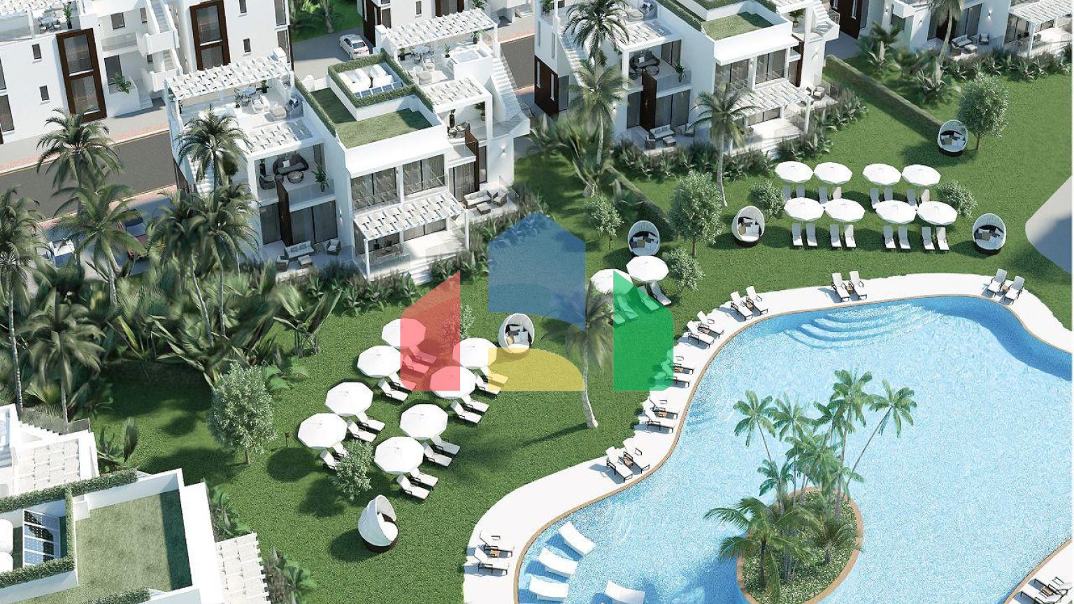 Трехкомнатная квартира Penthouse 90 м2 новом роскошном комплексе рядом с морем