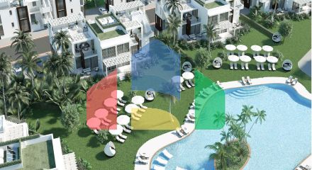 Трехкомнатная квартира Penthouse 90 м2 новом роскошном комплексе рядом с морем