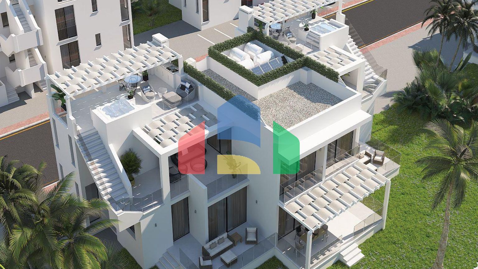 Трехкомнатная квартира Penthouse 90 м2 новом роскошном комплексе рядом с морем