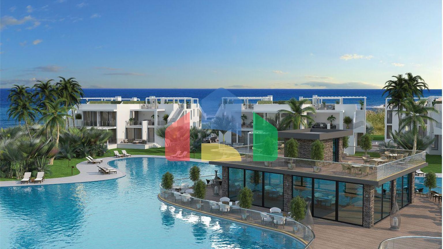 Трехкомнатная квартира Penthouse 90 м2 новом роскошном комплексе рядом с морем