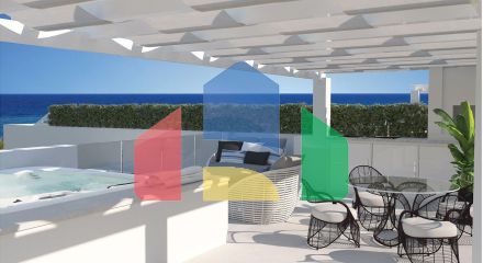 Трехкомнатная квартира Penthouse 90 м2 новом роскошном комплексе рядом с морем