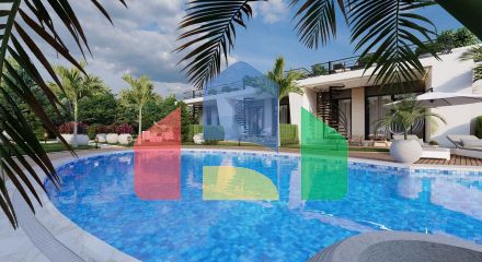 2-room apartment 52 m2 300 meters from the sea in a beautiful complex in Lapta