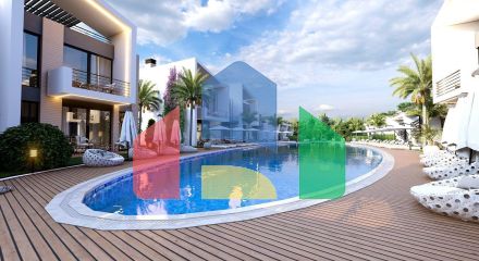 2-комнатные апартаменты 52 м2 в 300 метрах от моря в красивом комплексе в Лапте