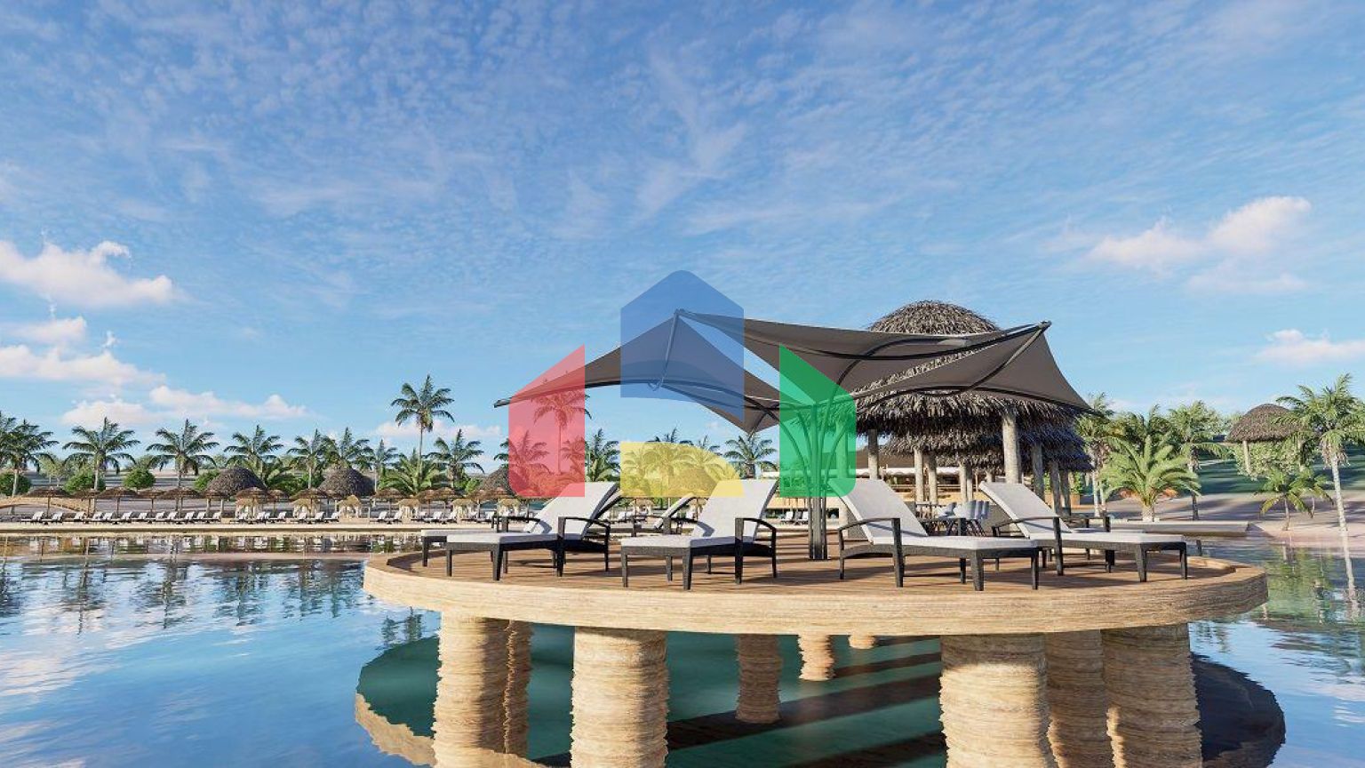 Квартира 1+1 (53 м2) с палисадником  в новом и  роскошном комплексе в Эсентепе