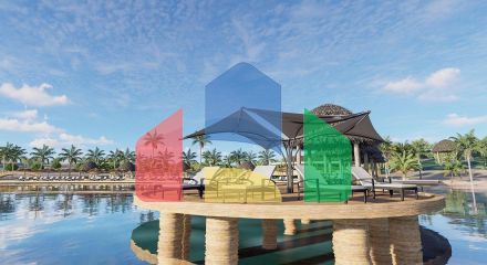 Квартира 1+1 (53 м2) с палисадником  в новом и  роскошном комплексе в Эсентепе