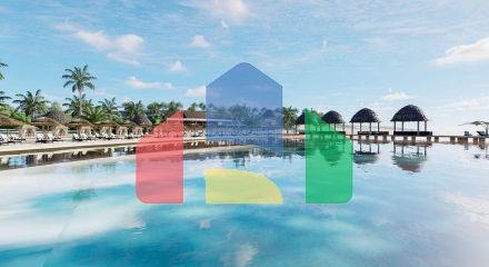 Квартира 1+1 (53 м2) с палисадником  в новом и  роскошном комплексе в Эсентепе