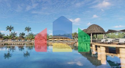 Трехкомнатная квартира 89 м2 с палисадником  в новом и  роскошном комплексе в Эсентепе