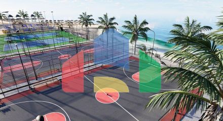 Трехкомнатная квартира 89 м2 с палисадником  в новом и  роскошном комплексе в Эсентепе