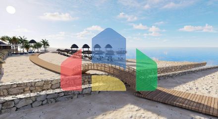 Трехкомнатная квартира 89 м2 с палисадником  в новом и  роскошном комплексе в Эсентепе