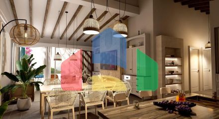 Бунгало 3+1 (187 м2) с бассейном в новом комплексе в Эсентепе