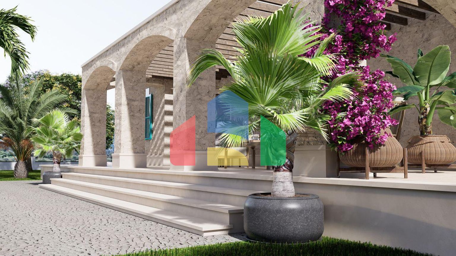 Бунгало 3+1 (187 м2) с бассейном в новом комплексе в Эсентепе