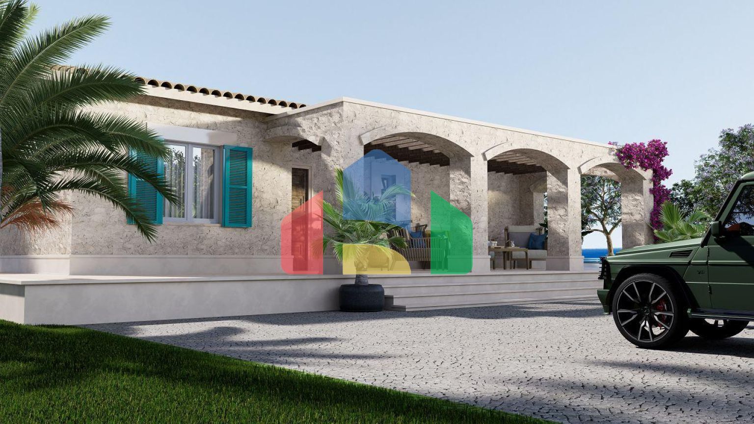 Бунгало 3+1 (187 м2) с бассейном в новом комплексе в Эсентепе