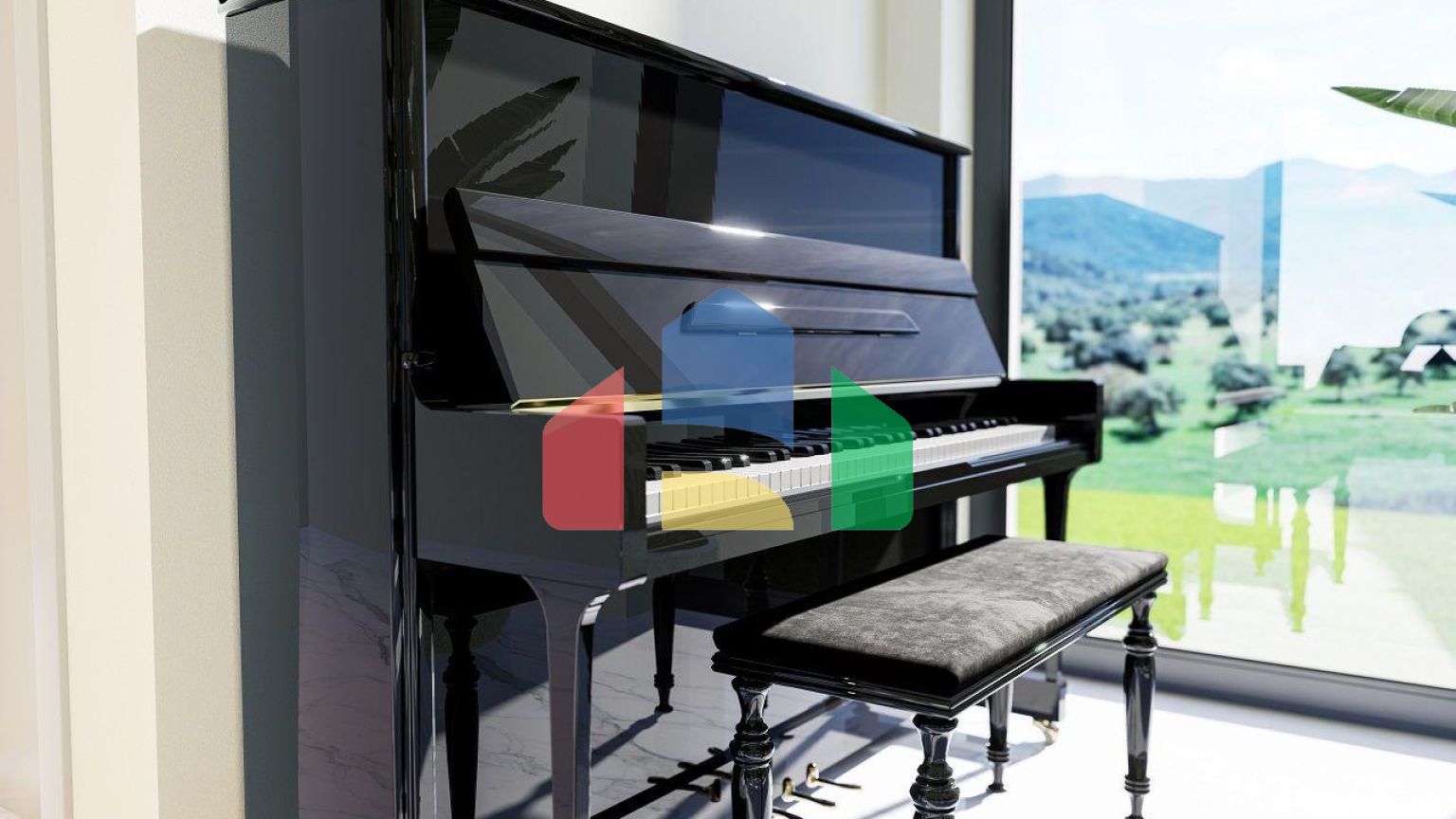 Вилла 4+1( 382  м2) с бассейном на берегу моря в Эсентепе