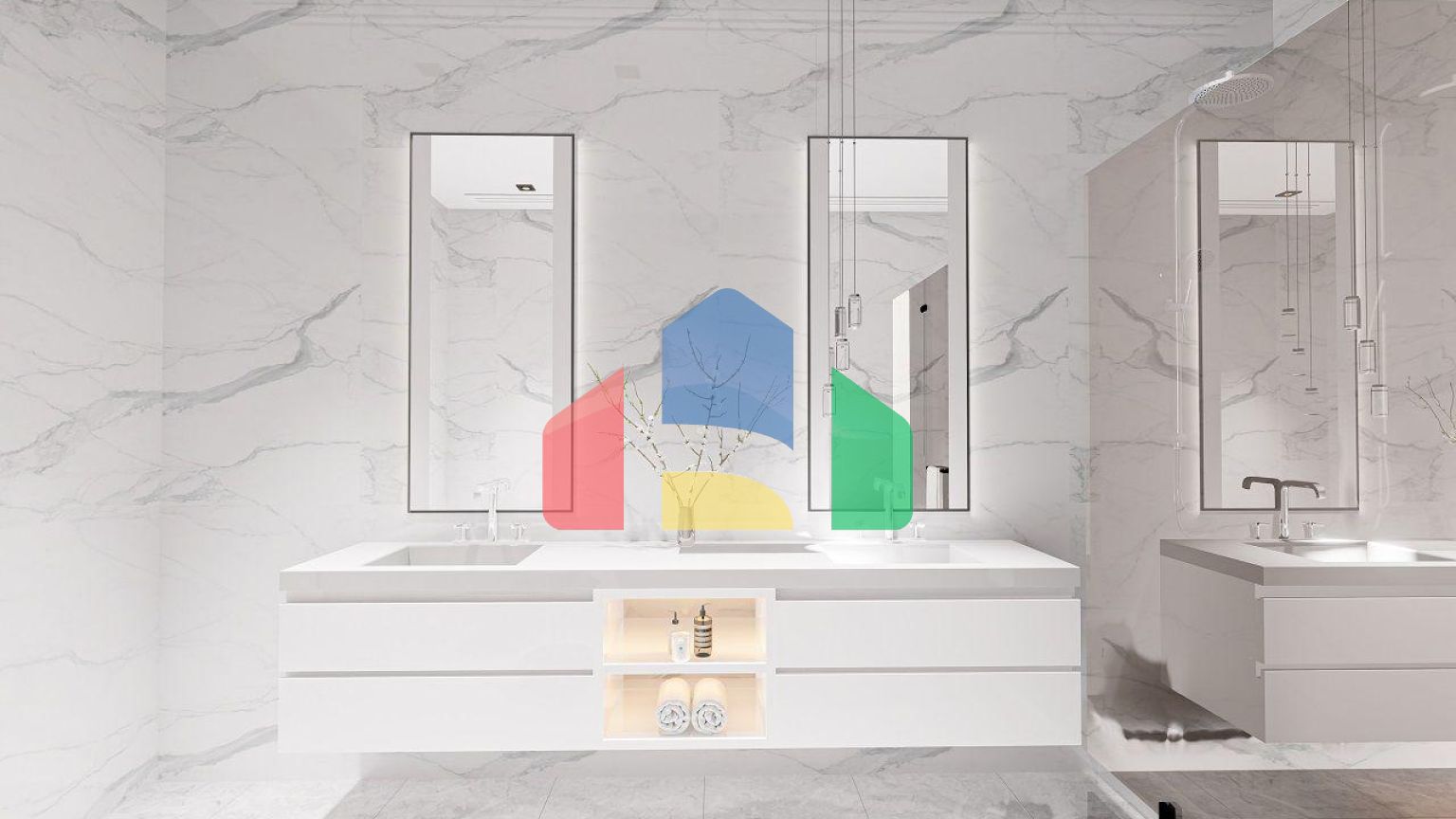 Вилла 4+1( 382  м2) с бассейном на берегу моря в Эсентепе