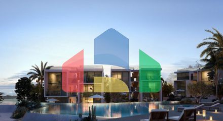 Studio 45  m2 with front garden in a new and modern complex in Esentepe