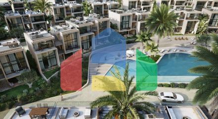 Studio 82 m2 Penthouse with a large terrace in a new and modern complex in Esentepe