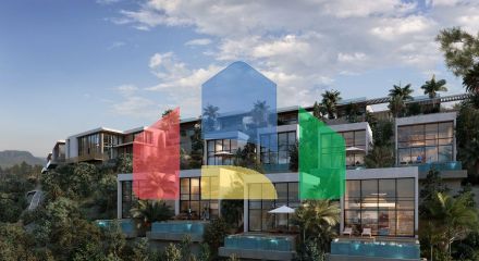 Studio 82 m2 Penthouse with a large terrace in a new and modern complex in Esentepe
