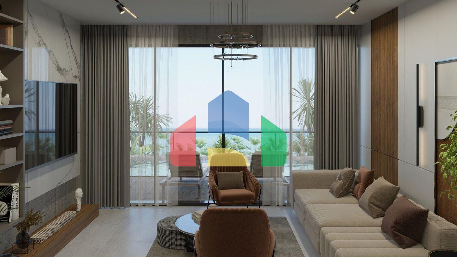 Квартира 1+1 Loft 100 м2 с  в новом и современном комплексе в Эсентепе