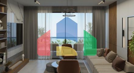 Квартира 1+1 Penthouse 112 м2 с  в новом и современном комплексе в Эсентепе