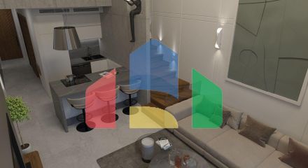 3-комнатная квартира Loft 92 м2 с  в новом  современном комплексе в Эсентепе