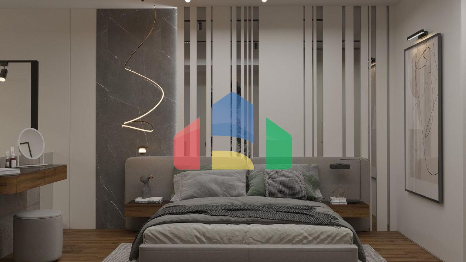 3-комнатная квартира Loft 92 м2 с  в новом  современном комплексе в Эсентепе