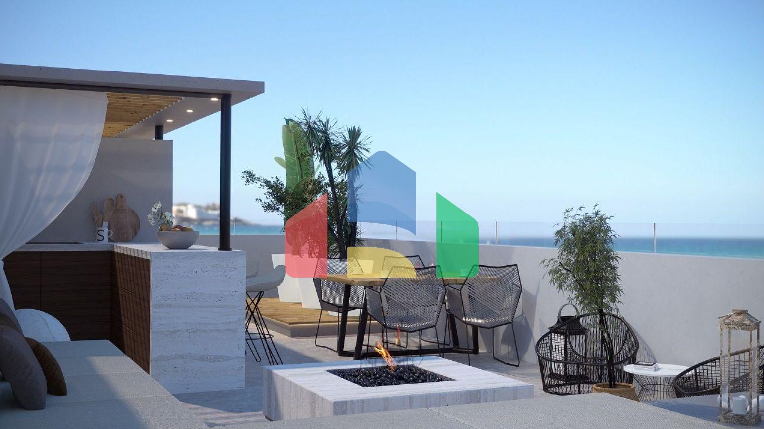 Квартира 2+1 loft - Penthouse 142 м2 c большой террасой на крыше 53 м2 в Эсентепе