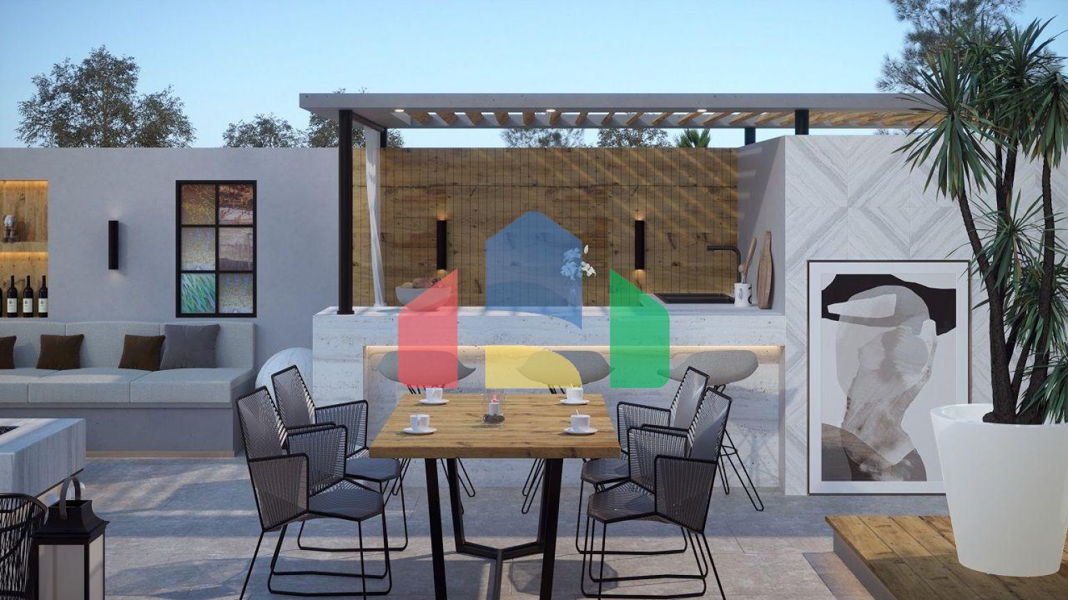 Квартира 2+1 loft - Penthouse 142 м2 c большой террасой на крыше 53 м2 в Эсентепе